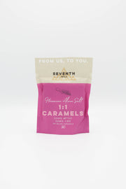 1:1 Hawaiian Alaea Salt Caramels | 20mg ∆9THC + 20mg CBD