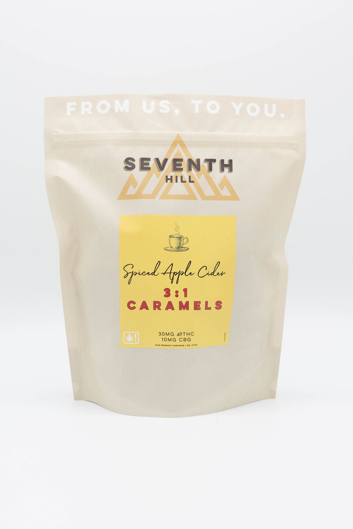 3:1 Spiced Apple Cider Caramels |  30mg ∆9THC + 10mg CBG-3