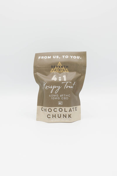 4:1 Chocolate Chunk Krispy Treat | 40mg ∆9THC + 10mg CBD