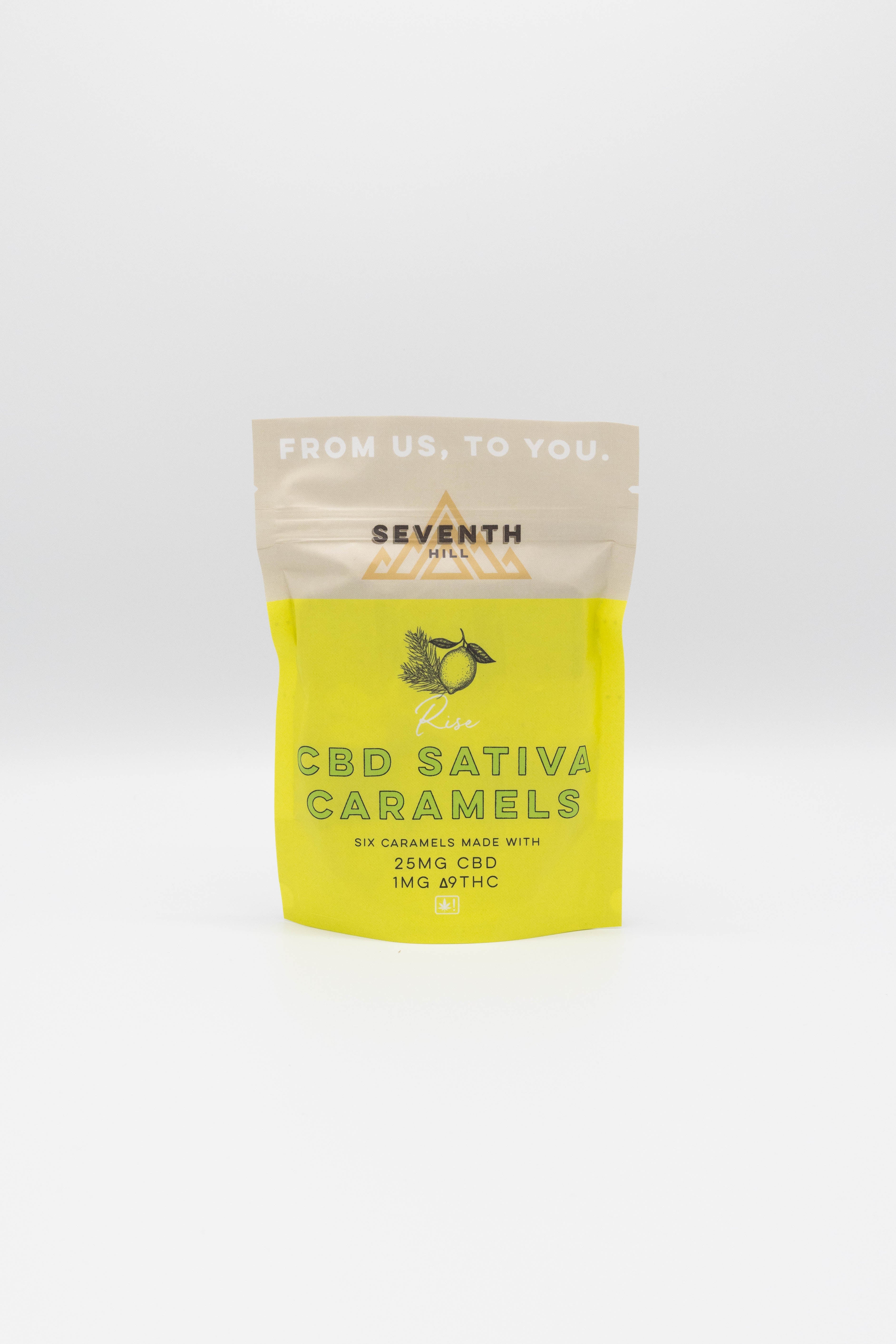 CBD Rise Caramels | 25mg CBD + 1mg∆9THC-2
