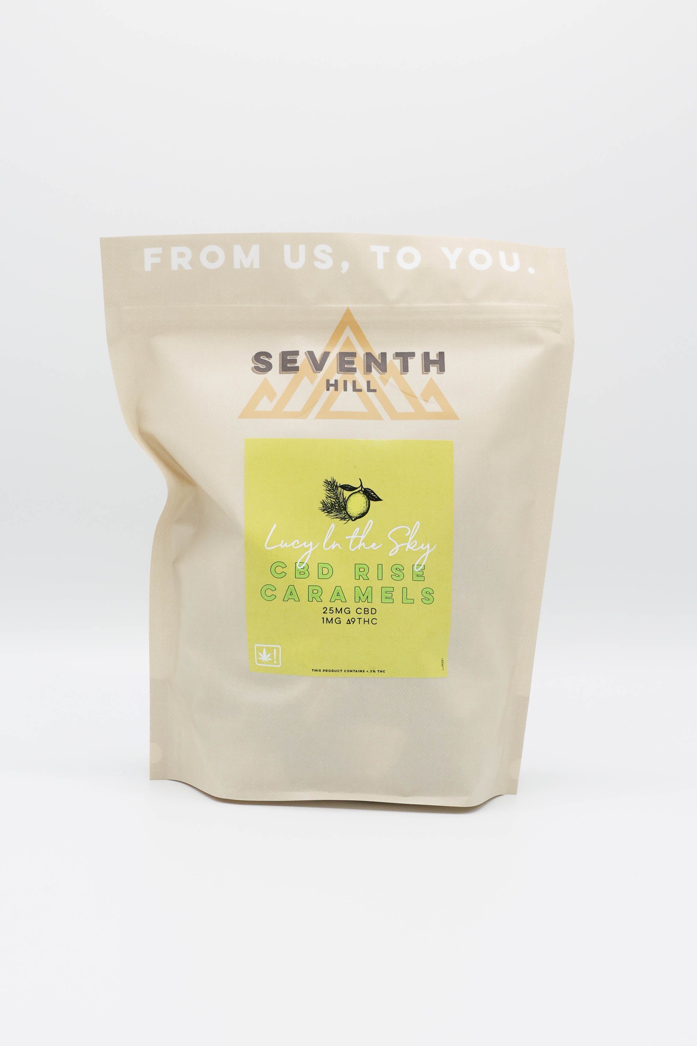 CBD Rise Caramels | 25mg CBD + 1mg∆9THC-3