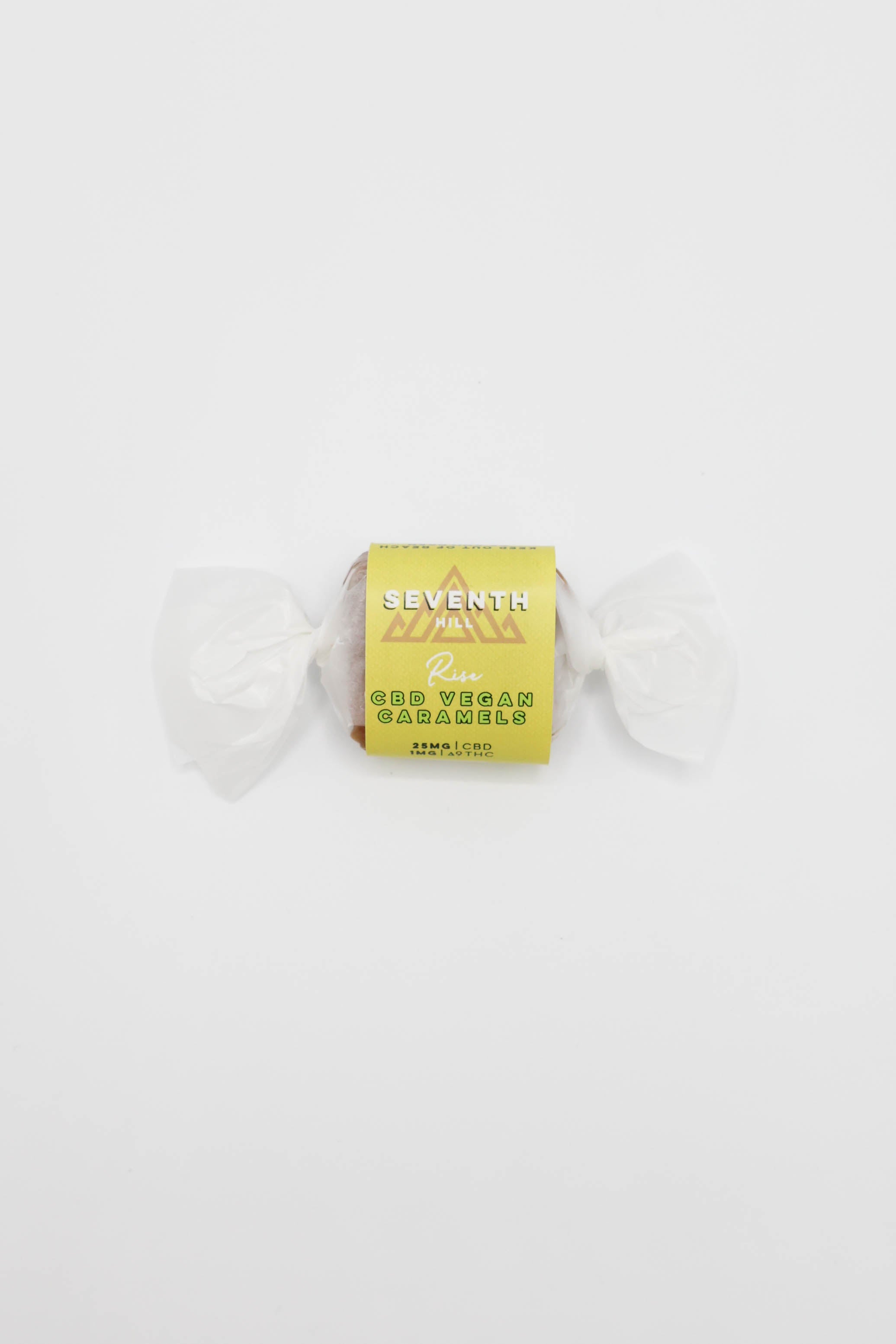 CBD Rise Vegan Caramels | 25mg CBD + 1mg∆9THC-1