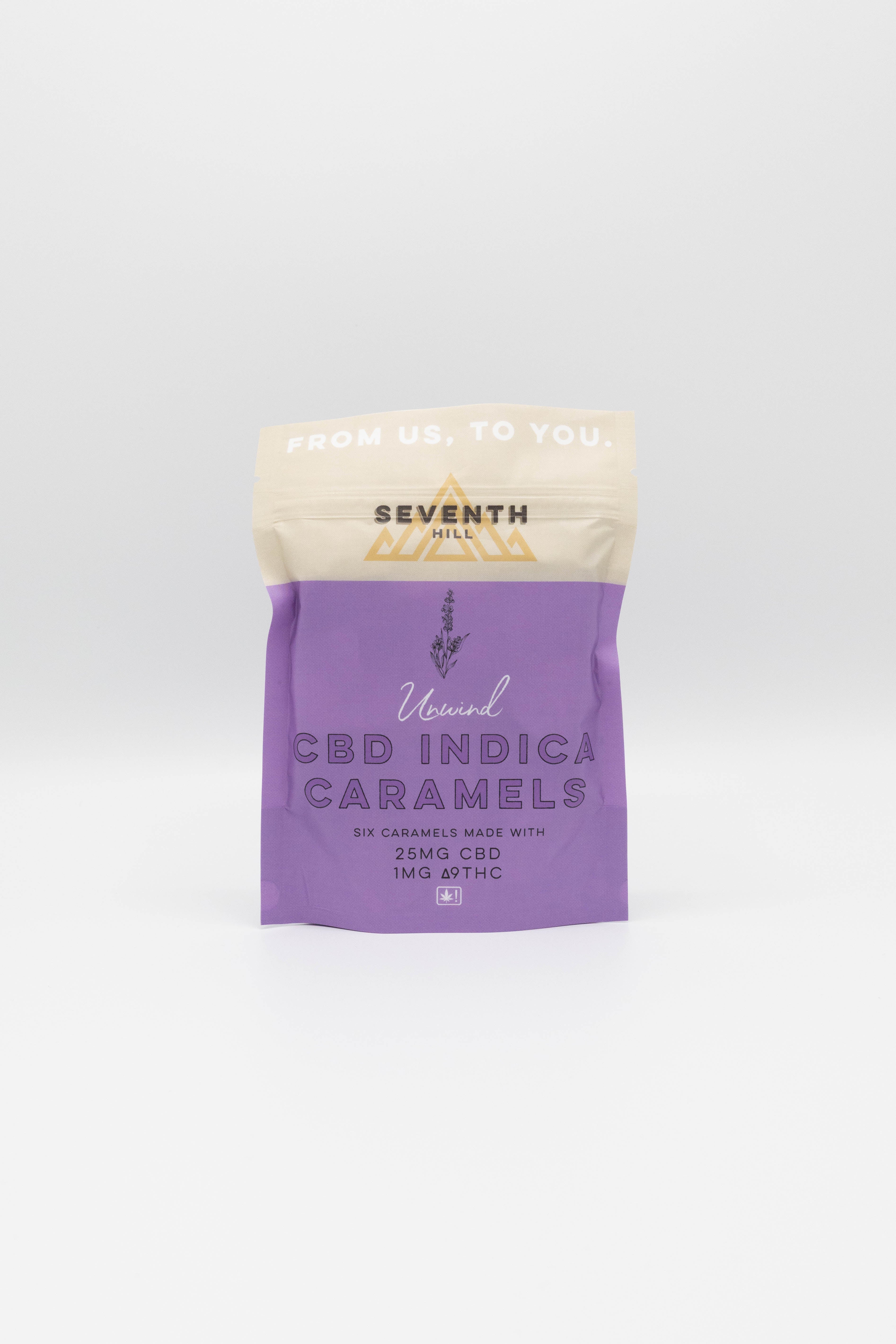 CBD Unwind Caramels | 25mg CBD + 1mg∆9THC-2