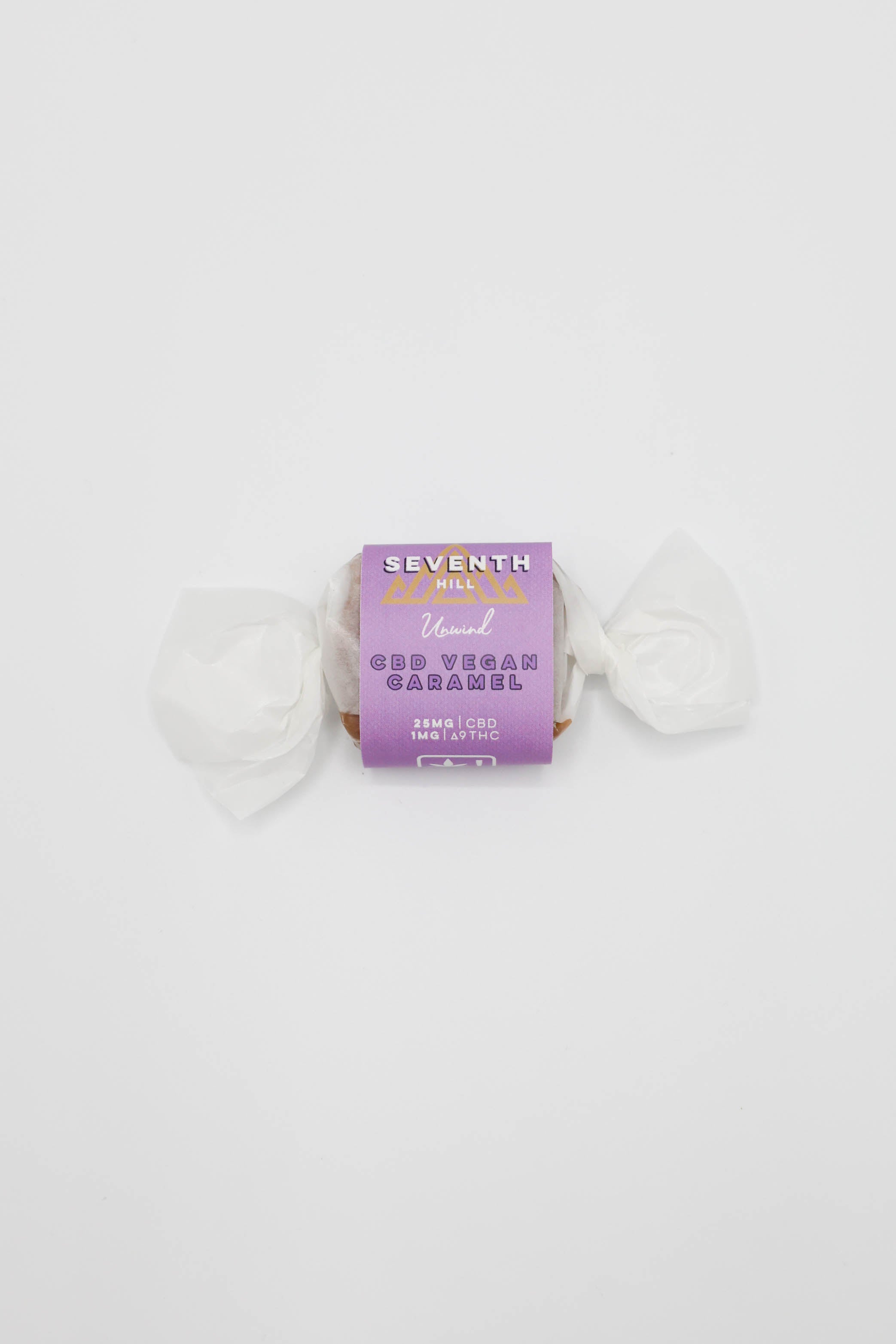 CBD Unwind Vegan Caramels | 25mg CBD + 1mg∆9THC-1