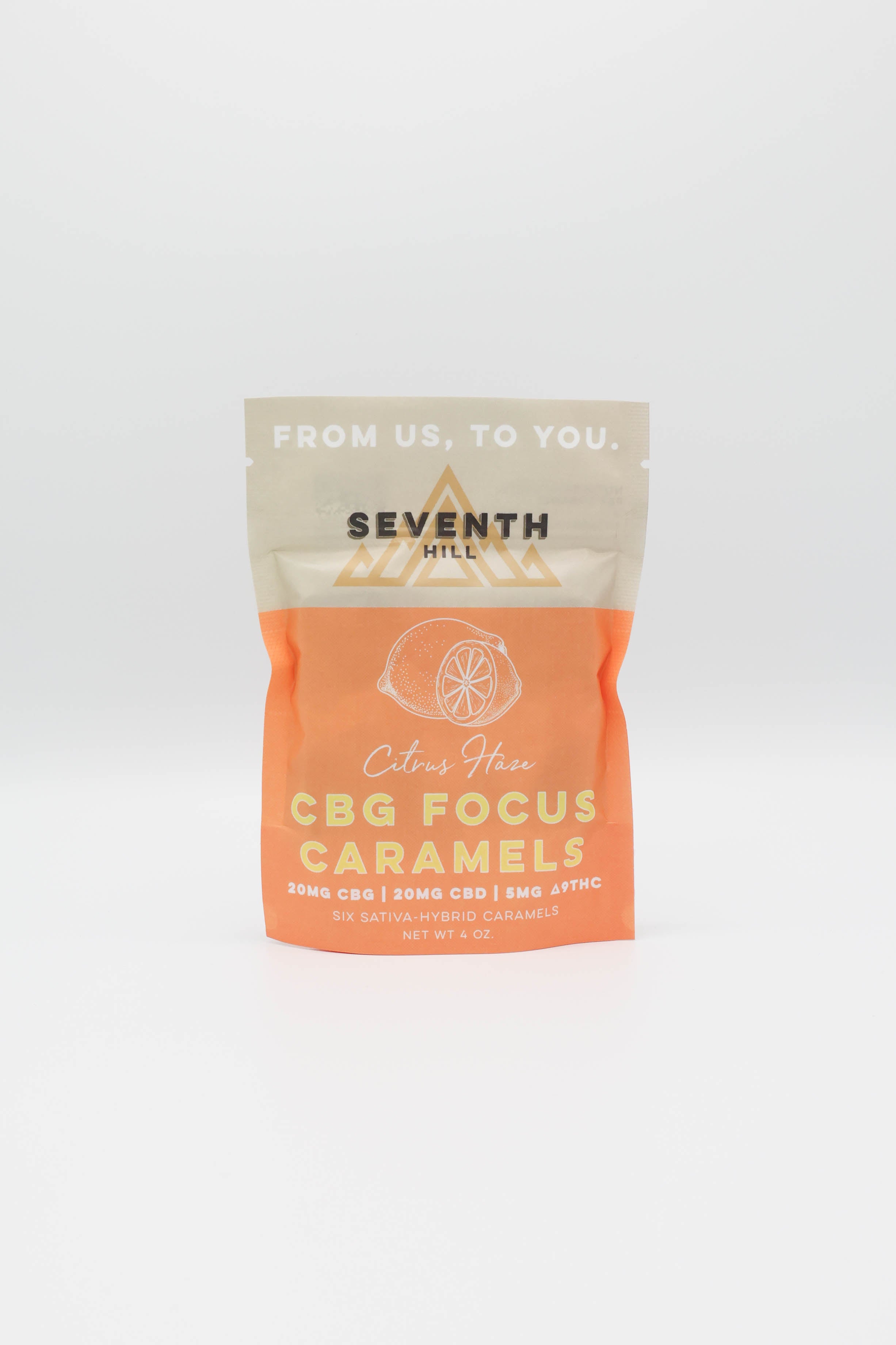 CBG Focus Caramels | 20mg CBD, 20mg CBG, + 5mg ∆9THC-2