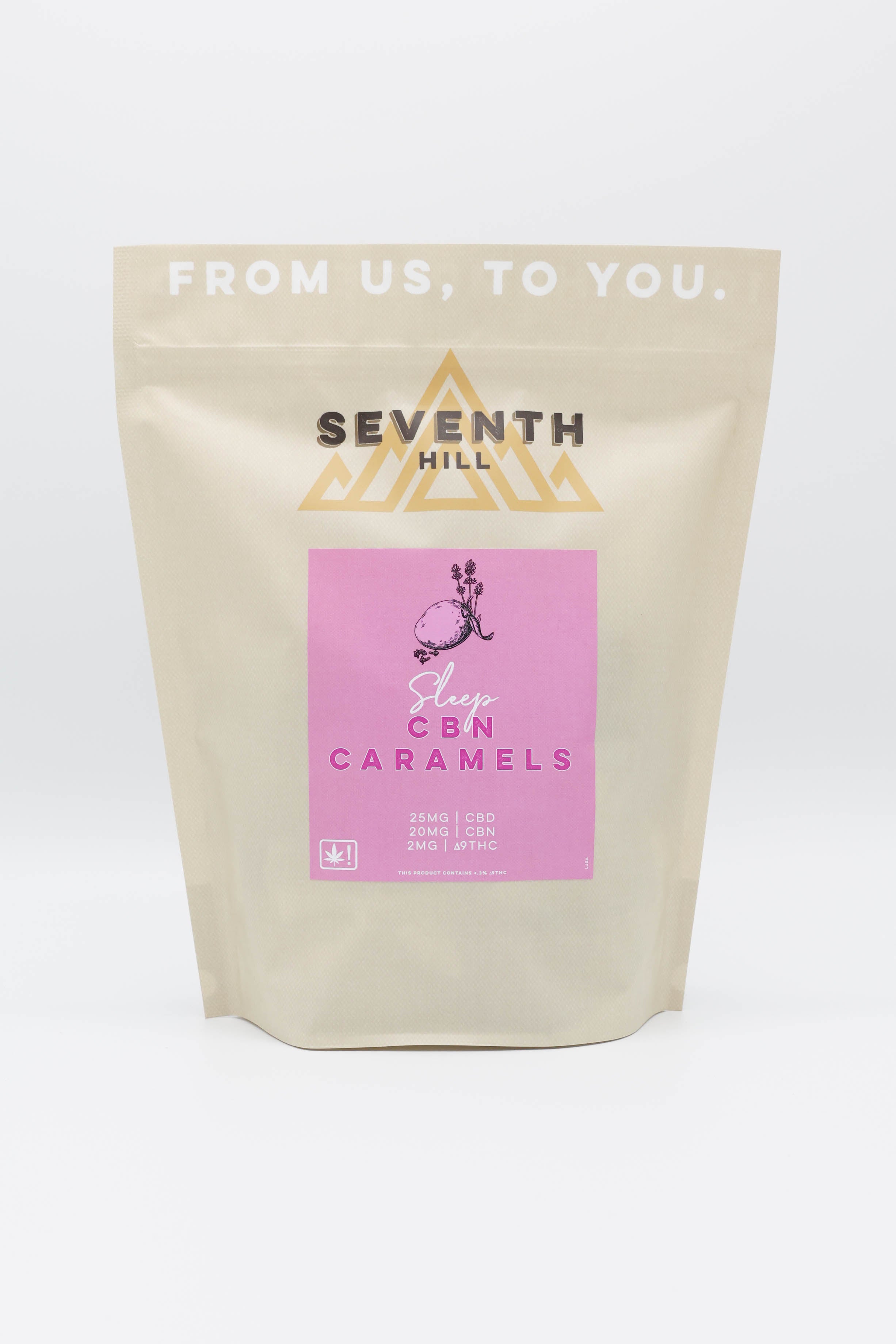 CBN Sleep Caramels | 25mg CBD, 20mg CBN, + 2mg ∆9THC-3