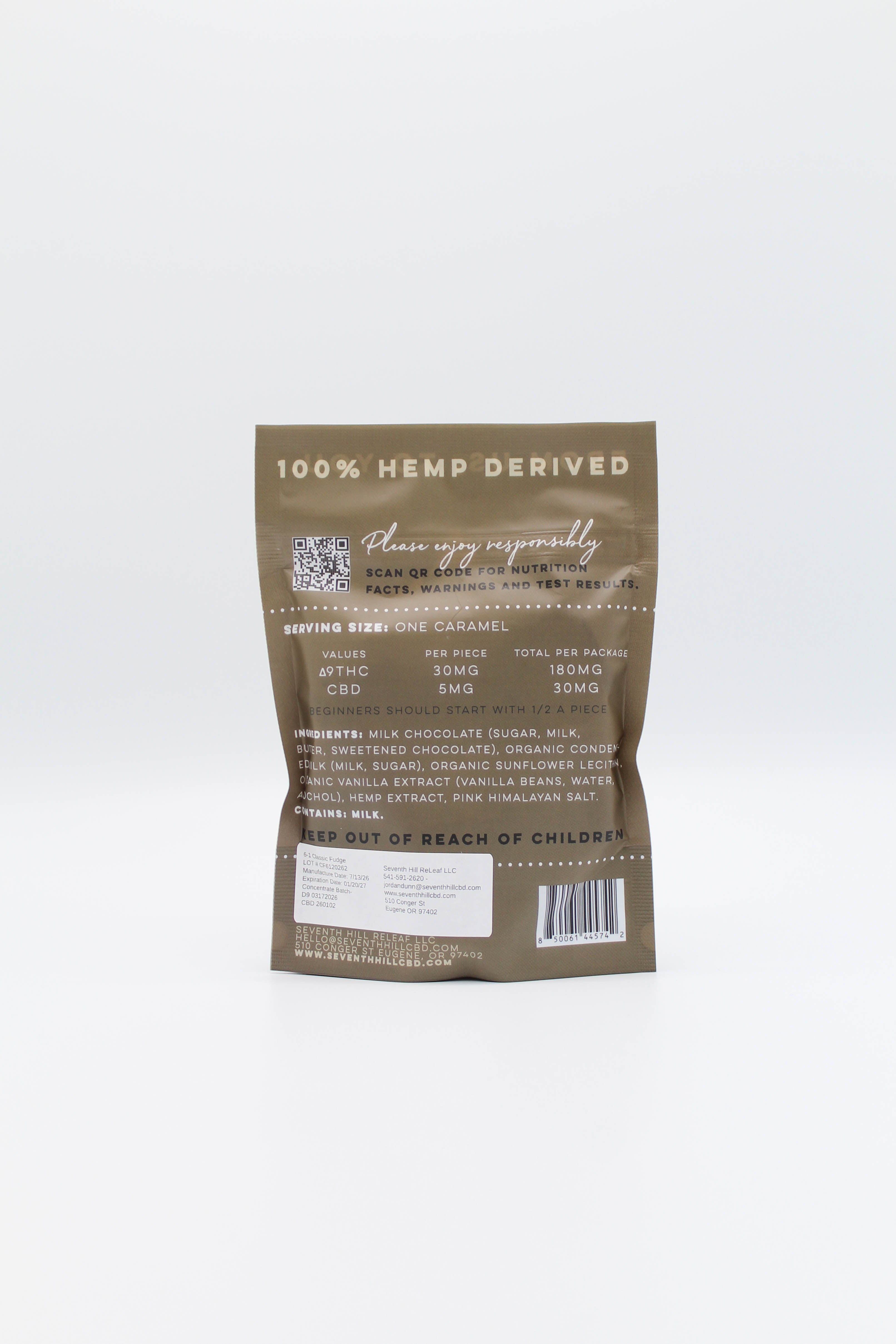 6:1 Classic Chocolate Fudge | 30mg ∆9THC + 5mg CBD-2