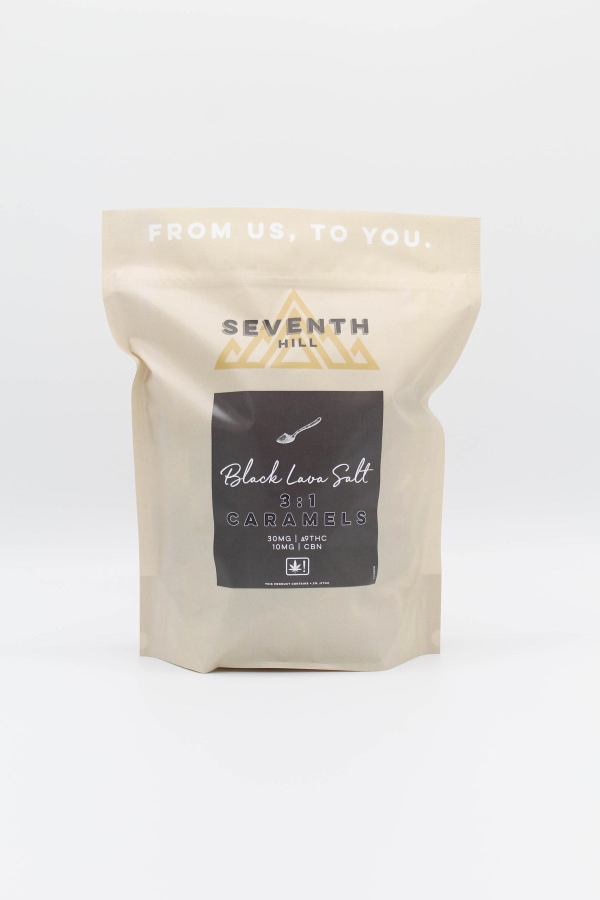 3:1 Black Lava Salt Caramels | 30mg ∆9THC + 10mg CBN