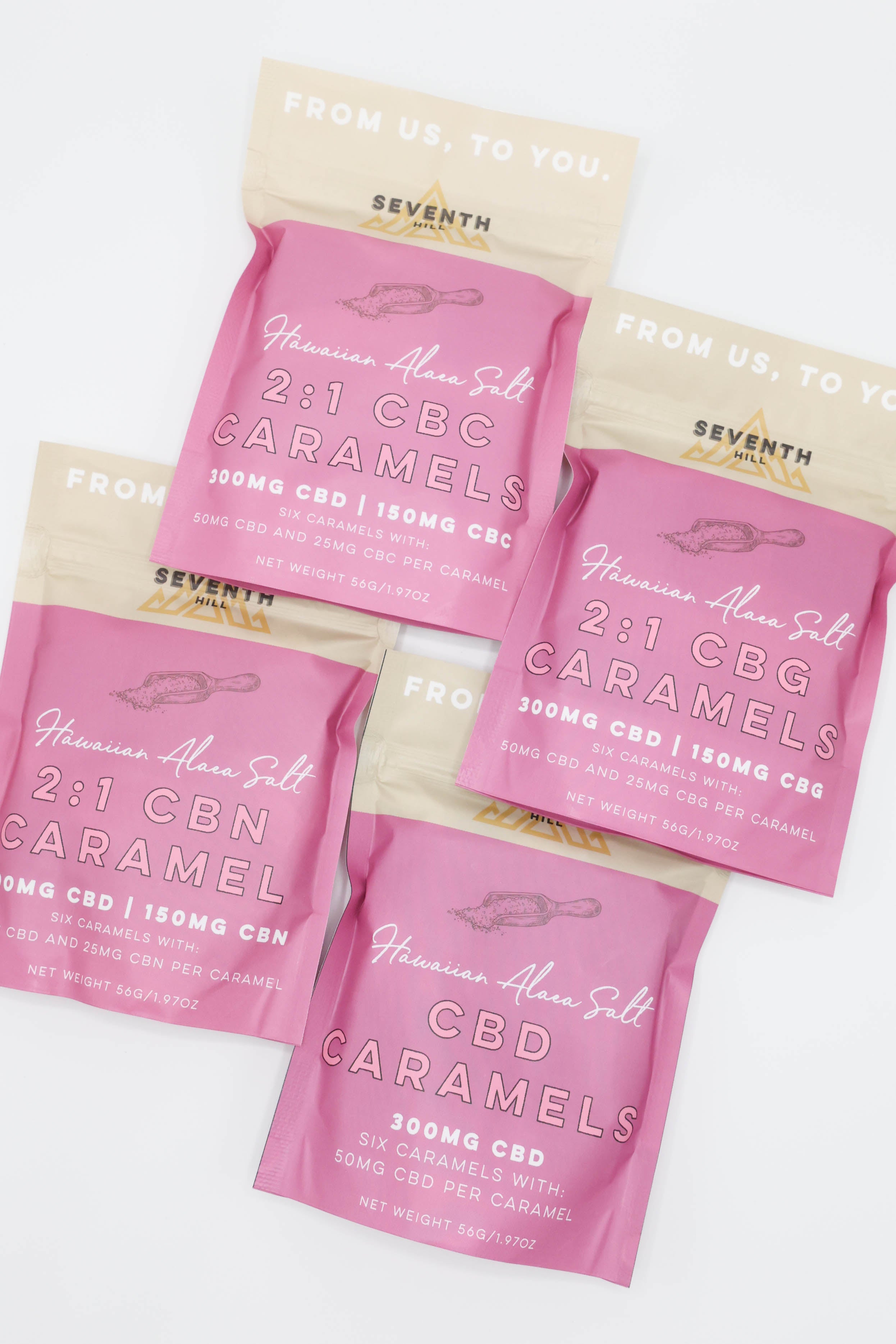 THC-Free Caramels - Hawaiian Alaea Salt Variety Pack-1