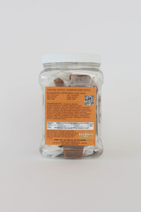 1:1  THC:CBD Pumpkin Spice Caramels - Image 4