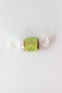 A sativa caramel with 20mg CBD and 10mg ∆9THC per piece.