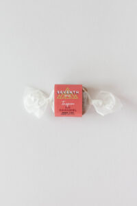 A hybrid caramel with 20mg CBD and 10mg ∆9THC per piece.