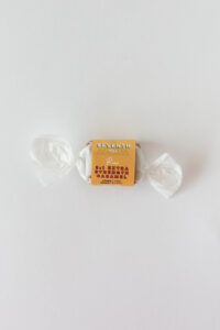 A sativa caramel with 40mg CBD and 20mg ∆9THC per piece.