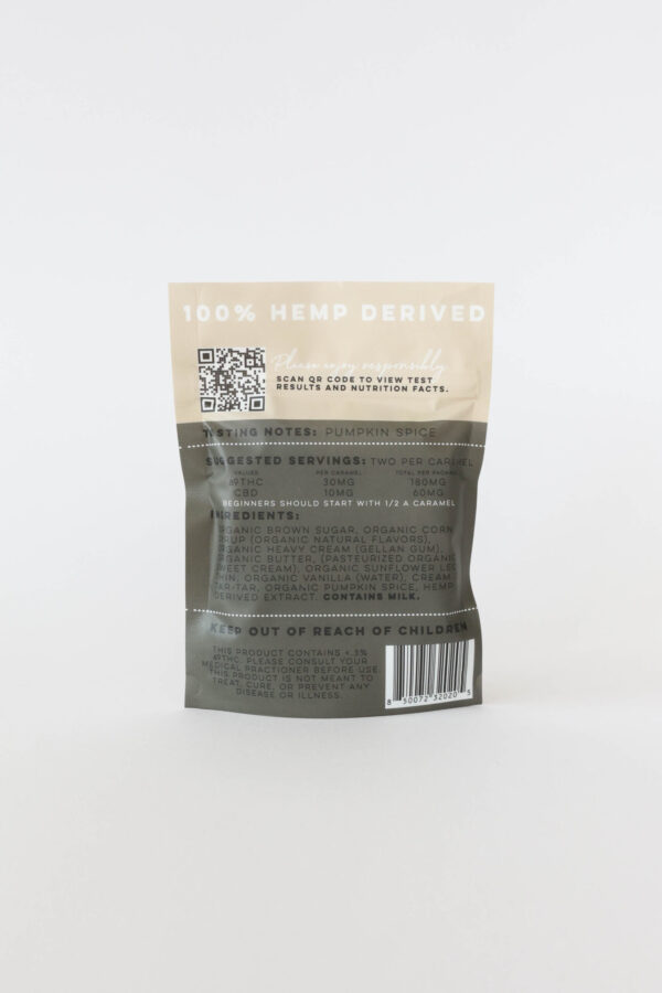 3:1 THC:CBD Pumpkin Spice Caramels - Image 3