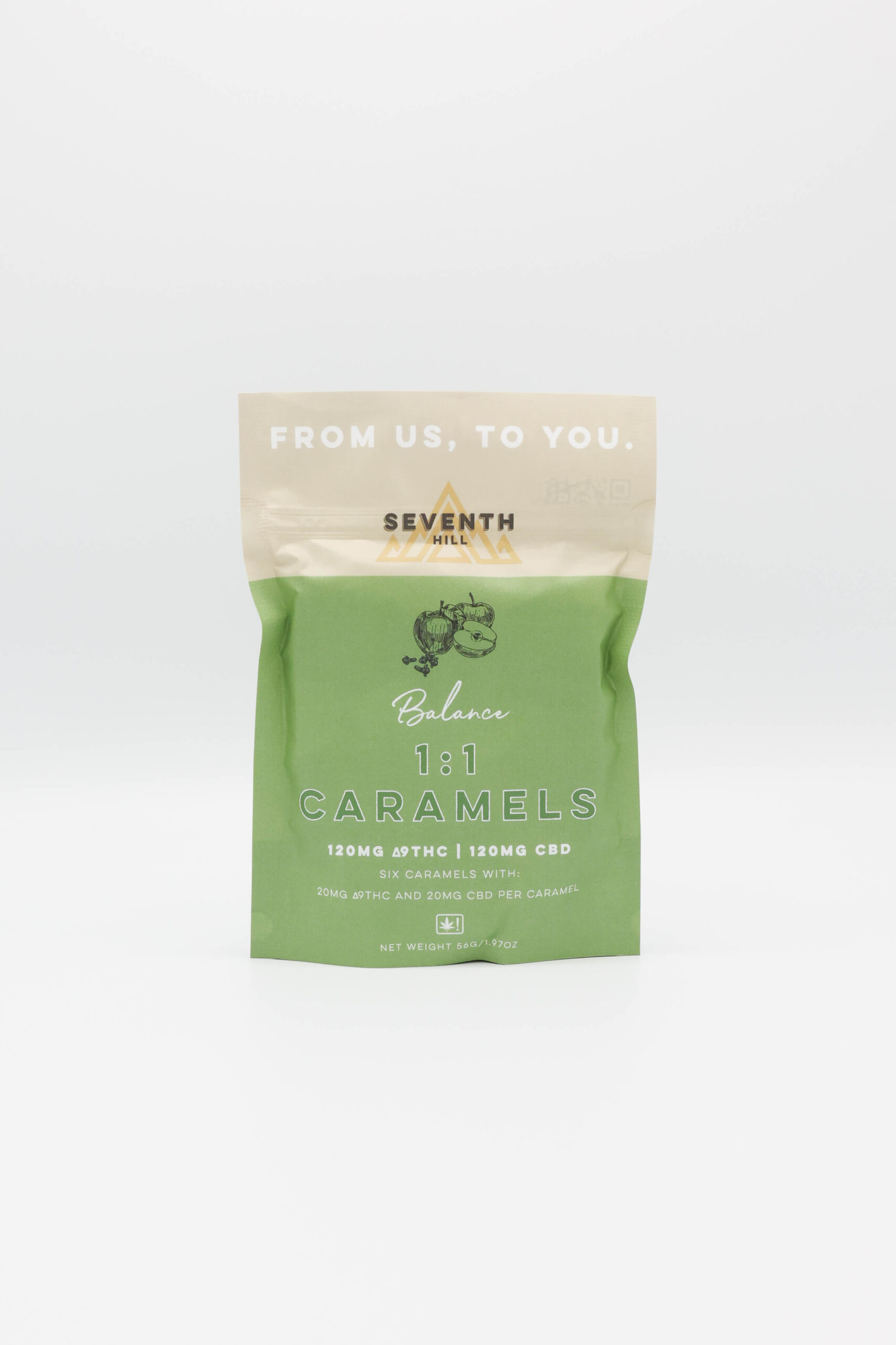 1:1 Balance Caramels - 20mg ∆9THC and 20mg CBD - Image 2