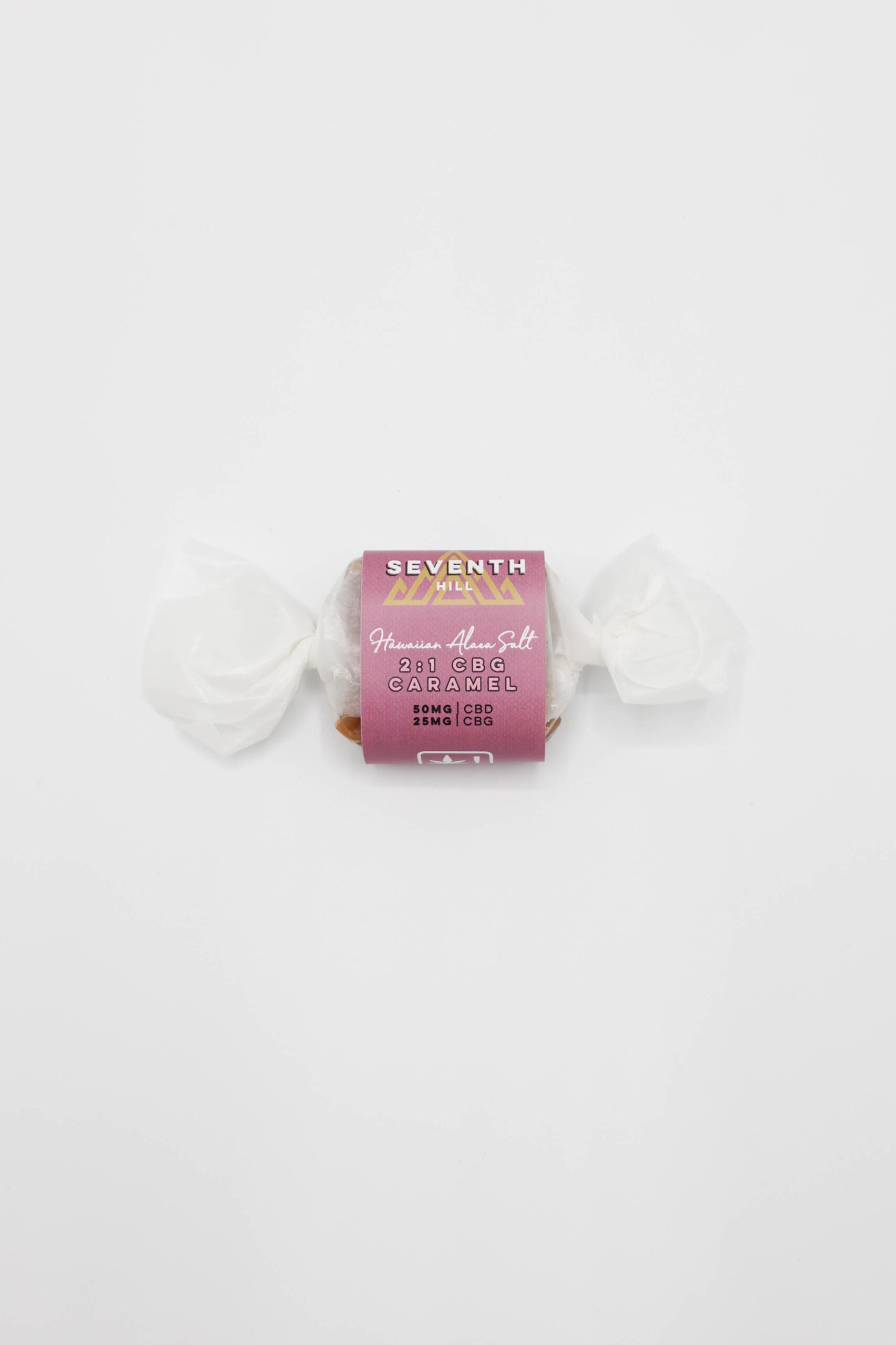 2:1 CBG Hawaiian Alaea Salted Caramels - 50mg CBD and 25mg CBG