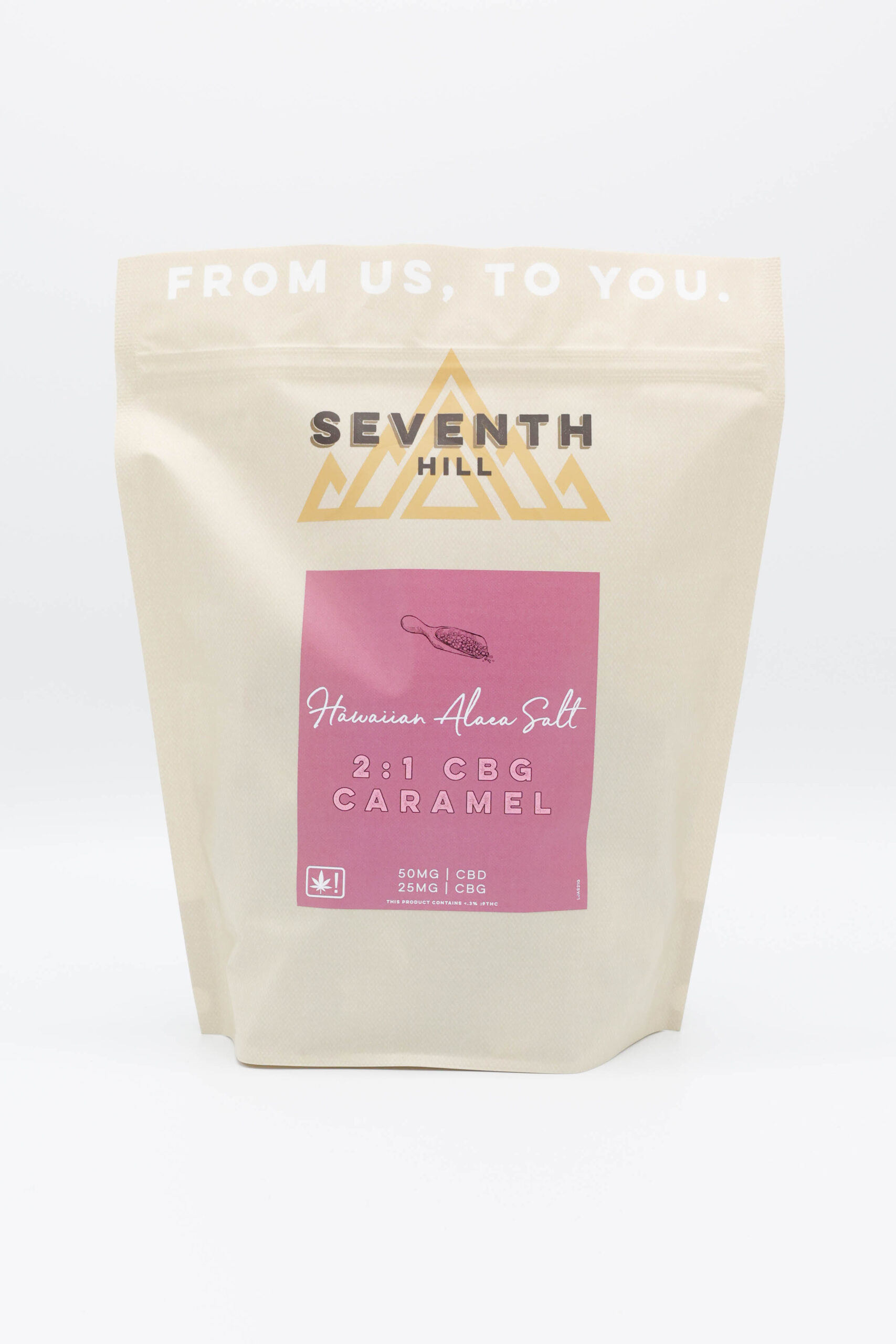 2:1 CBG Hawaiian Alaea Salted Caramels - 50mg CBD and 25mg CBG - Image 3