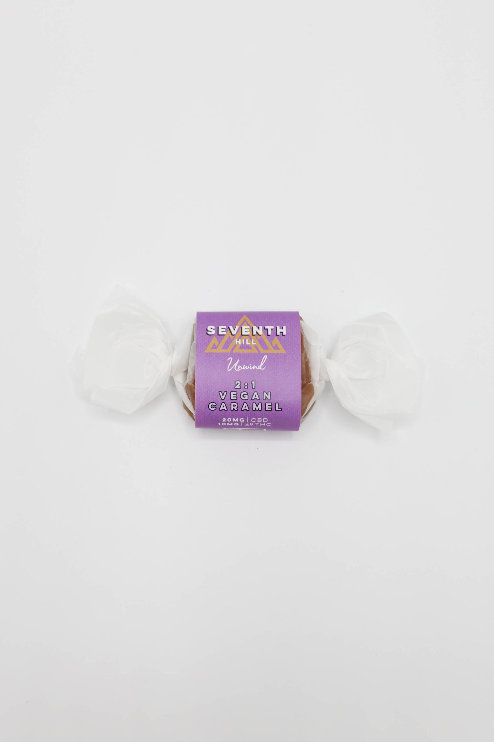 2:1 Unwind Vegan Caramels - 20mg CBD and 10mg ∆9THC