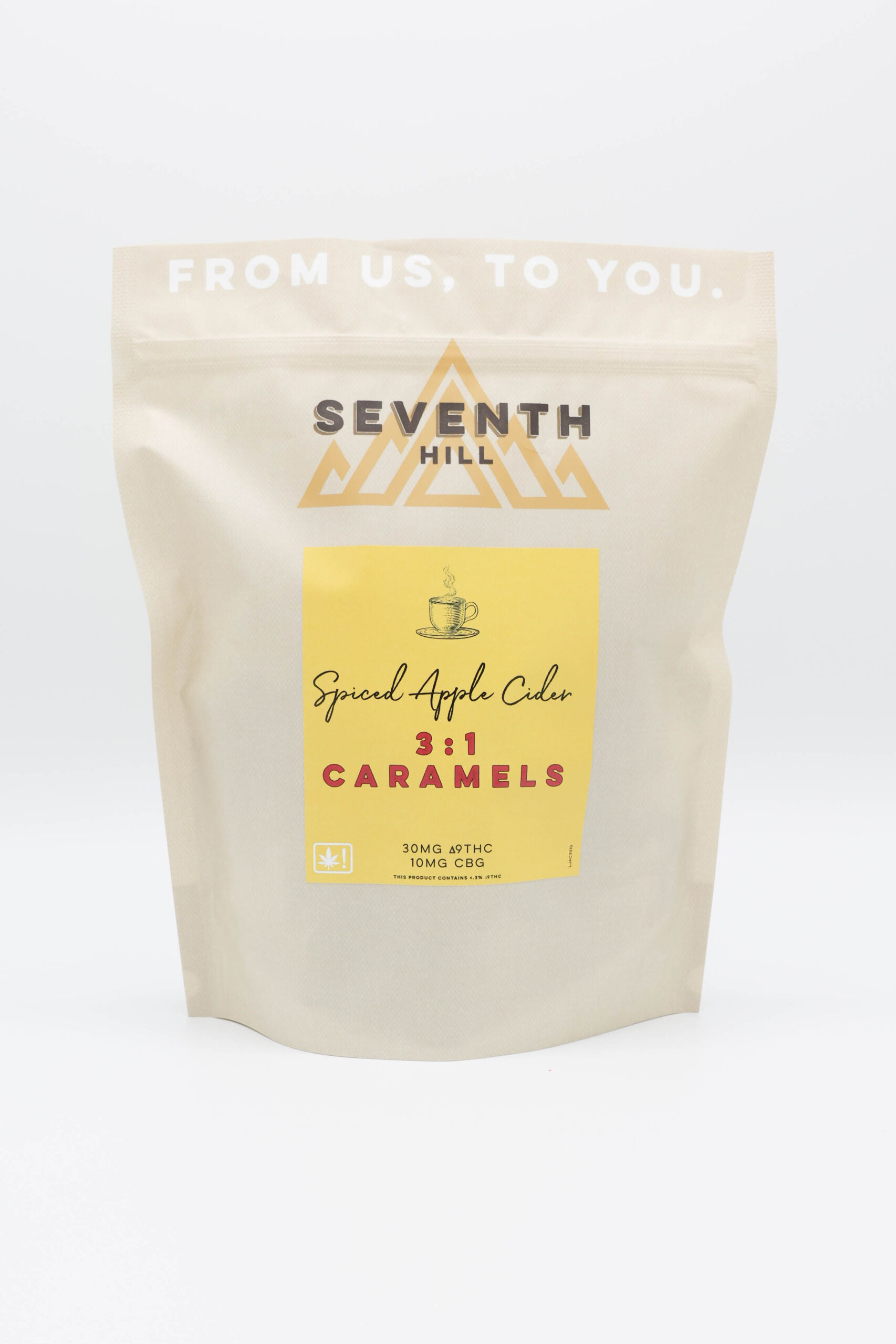 3:1 Apple Cider Caramels - 30mg ∆9THC and 10mg CBG - Image 3