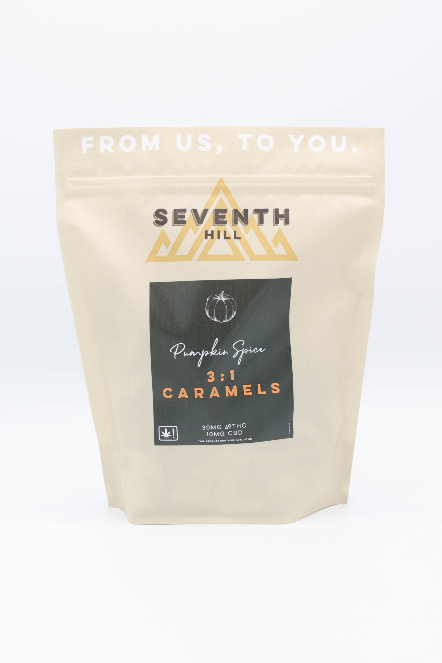 3:1 Pumpkin Spice Caramels - 30mg ∆9THC and 10mg CBD - Image 4