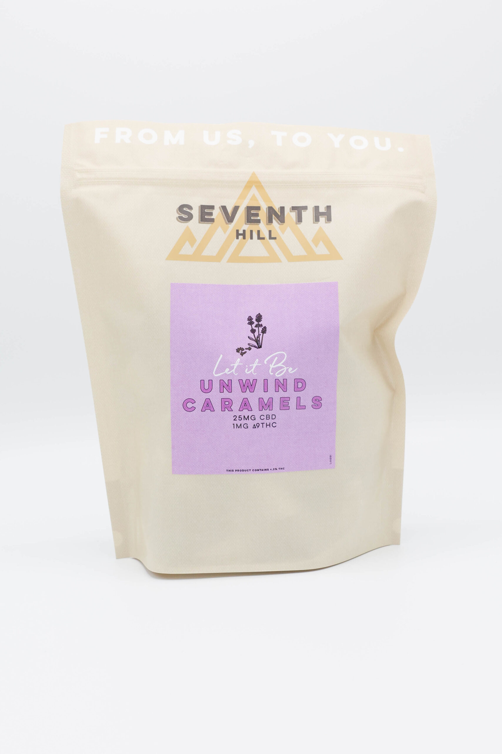 CBD Unwind Caramels - 25mg CBD and 1mg ∆9THC - Image 3