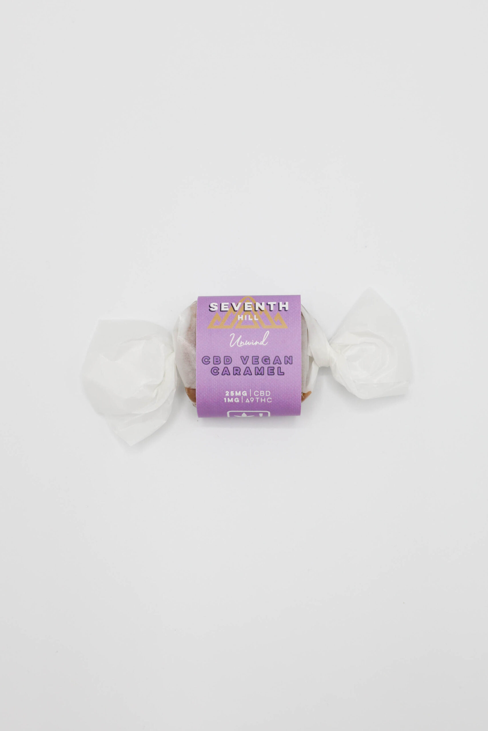 CBD Unwind Vegan Caramels - 25mg CBD and 1mg ∆9THC