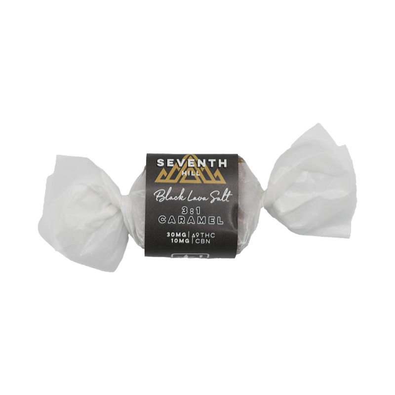 An orange bag with cursive and bold white font